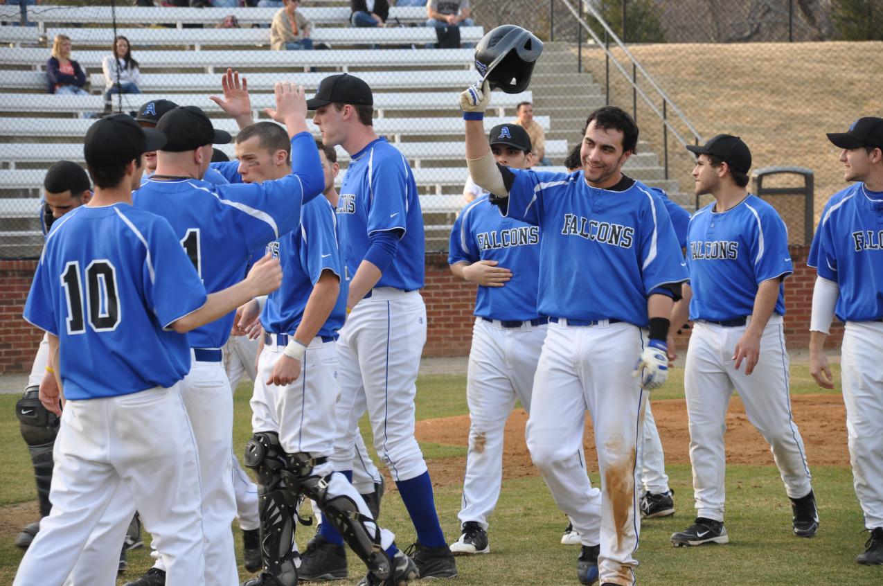 Falcons Sweep GNAC Doubleheader 13-2, 5-3 Over Emerson