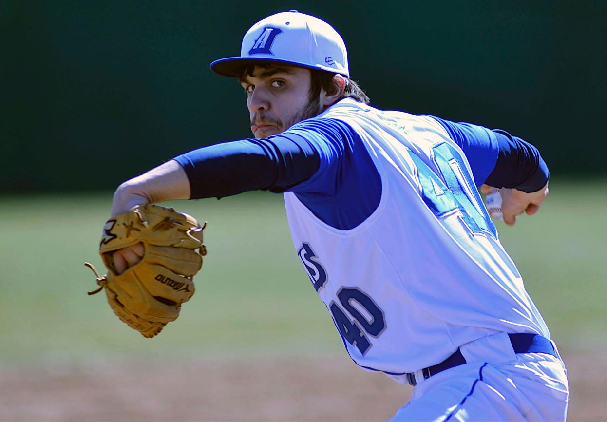 Elms Spoils Baseball's Home Opener at Rochford with Doubleheader Sweep
