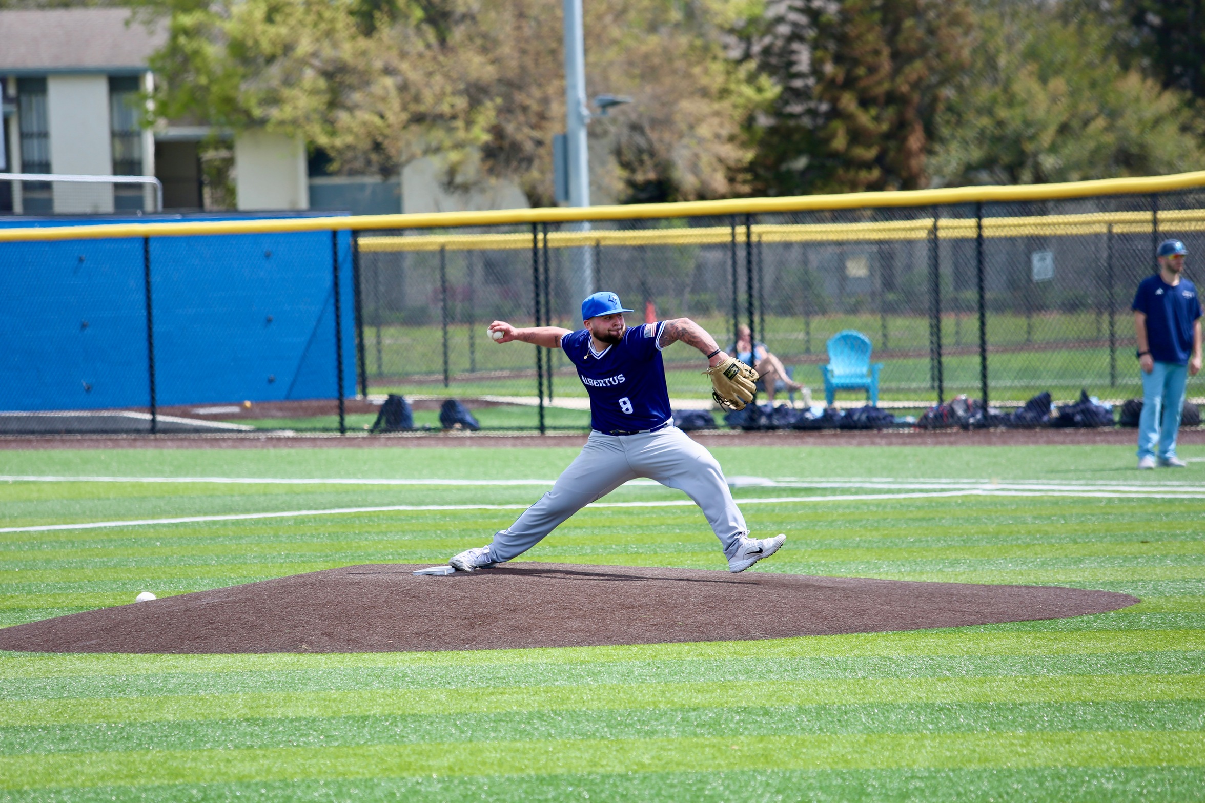 Feinstein Strikes Out 13, Perez Homers Twice, But Baseball Swept By Lasell