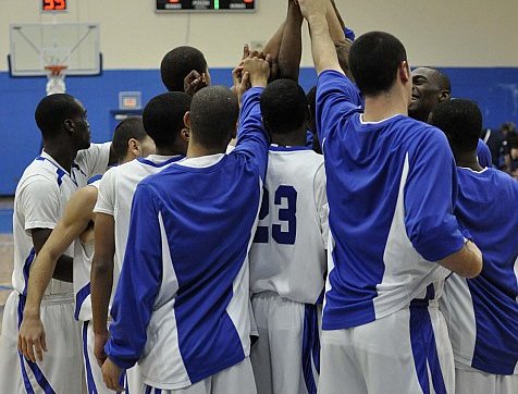 Falcons Fall 128-107 in GNAC Semifinals