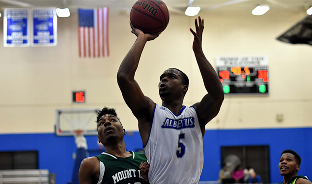 Double-Doubles from Lovell and Walters Help Men's Basketball Beat Rivier
