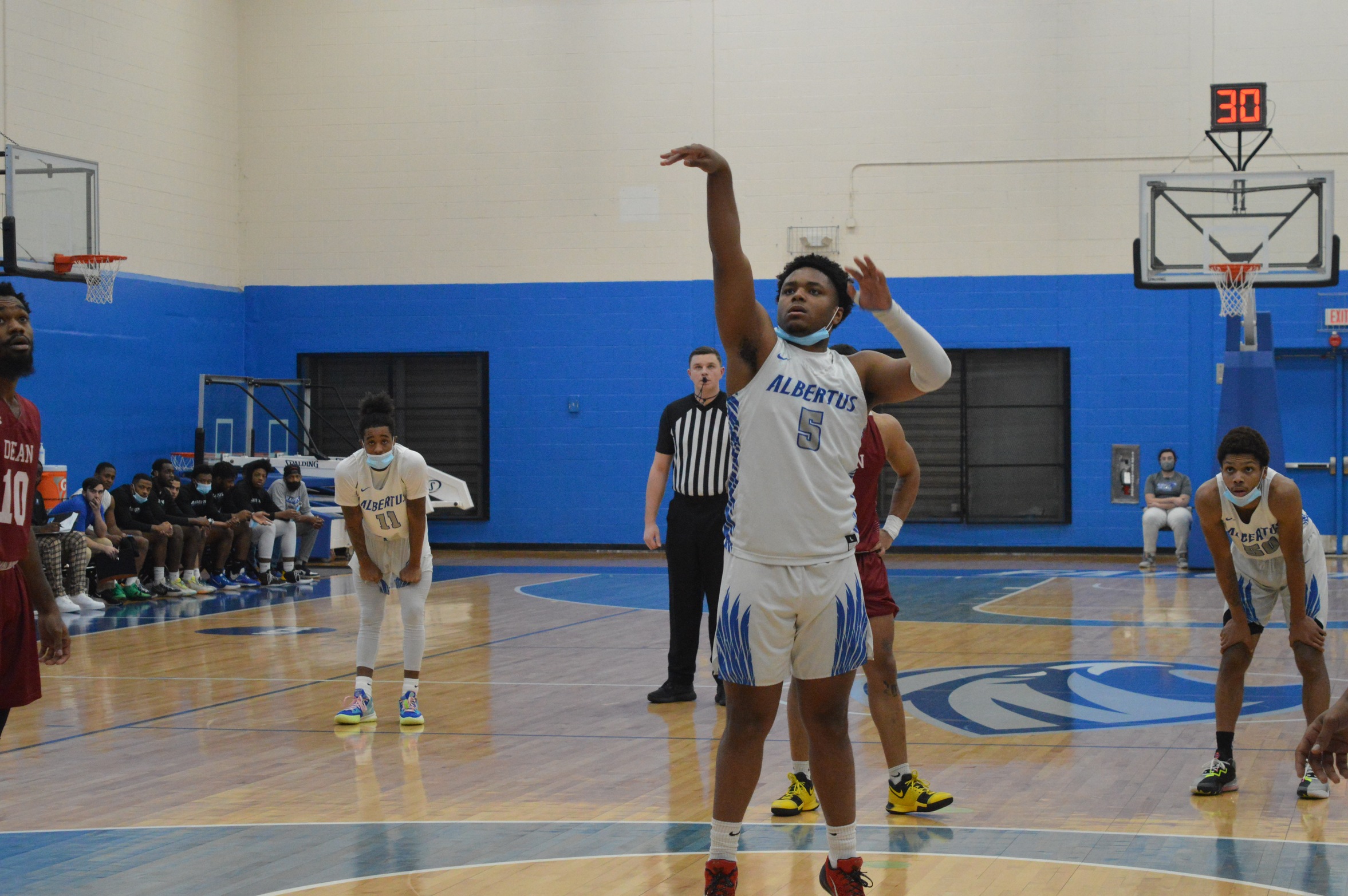 Dawkins' Double-Double Helps Lead Men's Basketball to 89-57 Win Over Dean