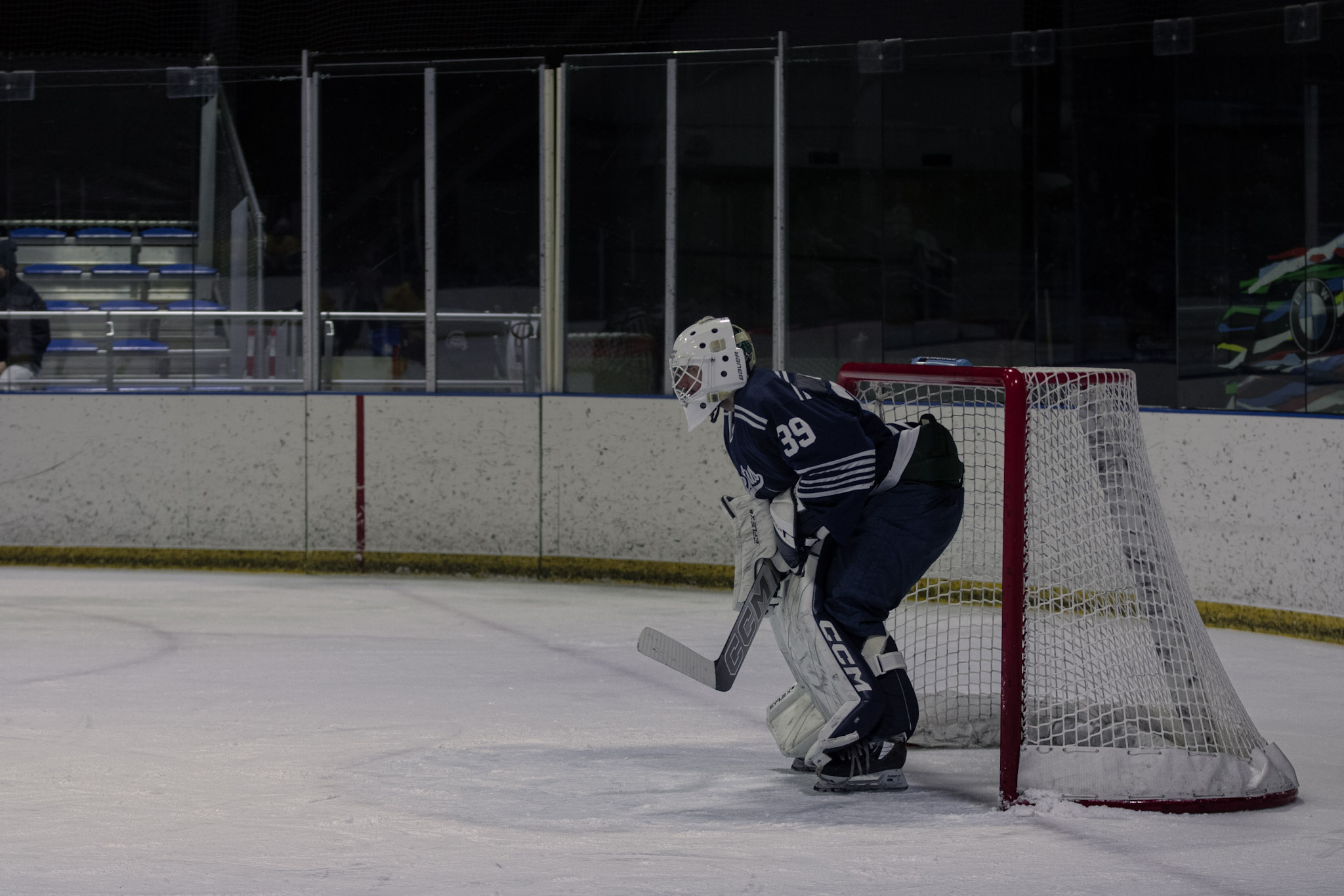 Lenz Stops Career-High 48 Shots As Men's Ice Hockey Tops Salve Regina
