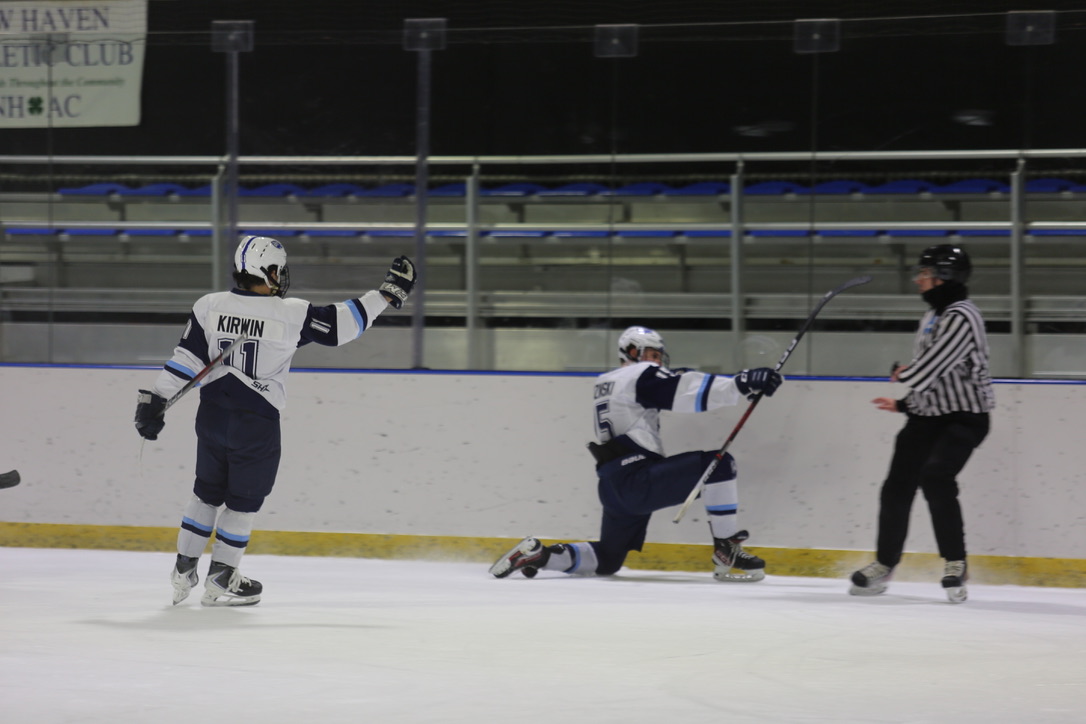 Men's Ice Hockey Rallies From Four-Goal Deficit To Stun Manhattanville