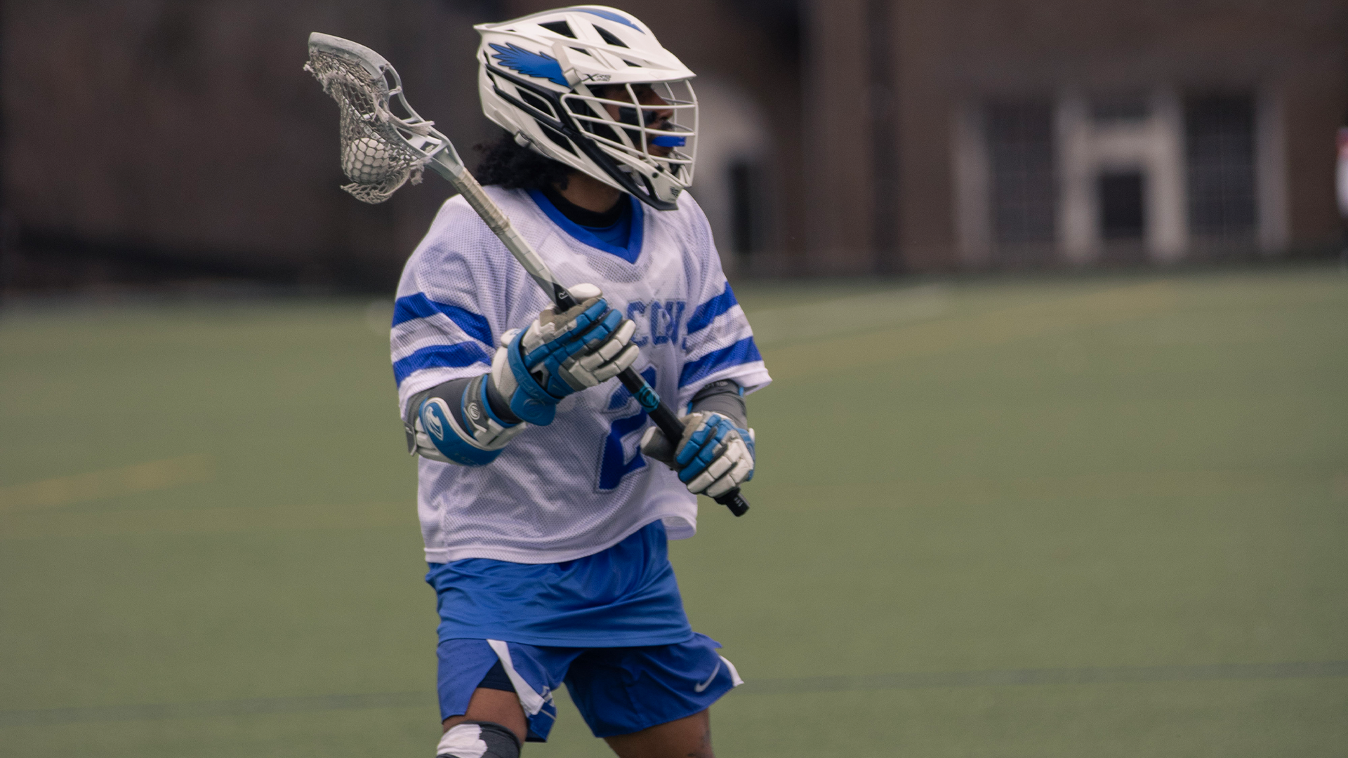 Mejia, Strecker Both Tally a Point in Men's Lacrosse Season Finale Loss at USJ