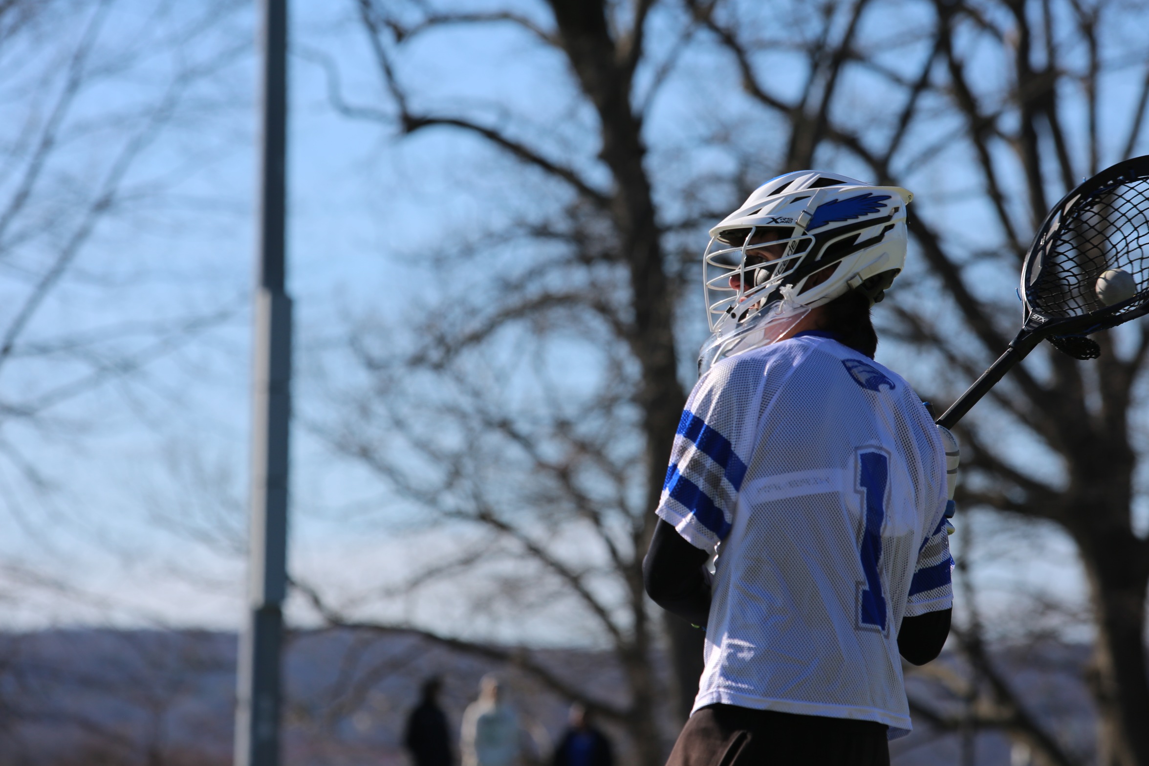 Duryea Stops Career-High 27 Shots in Men's Lacrosse Loss to Dean