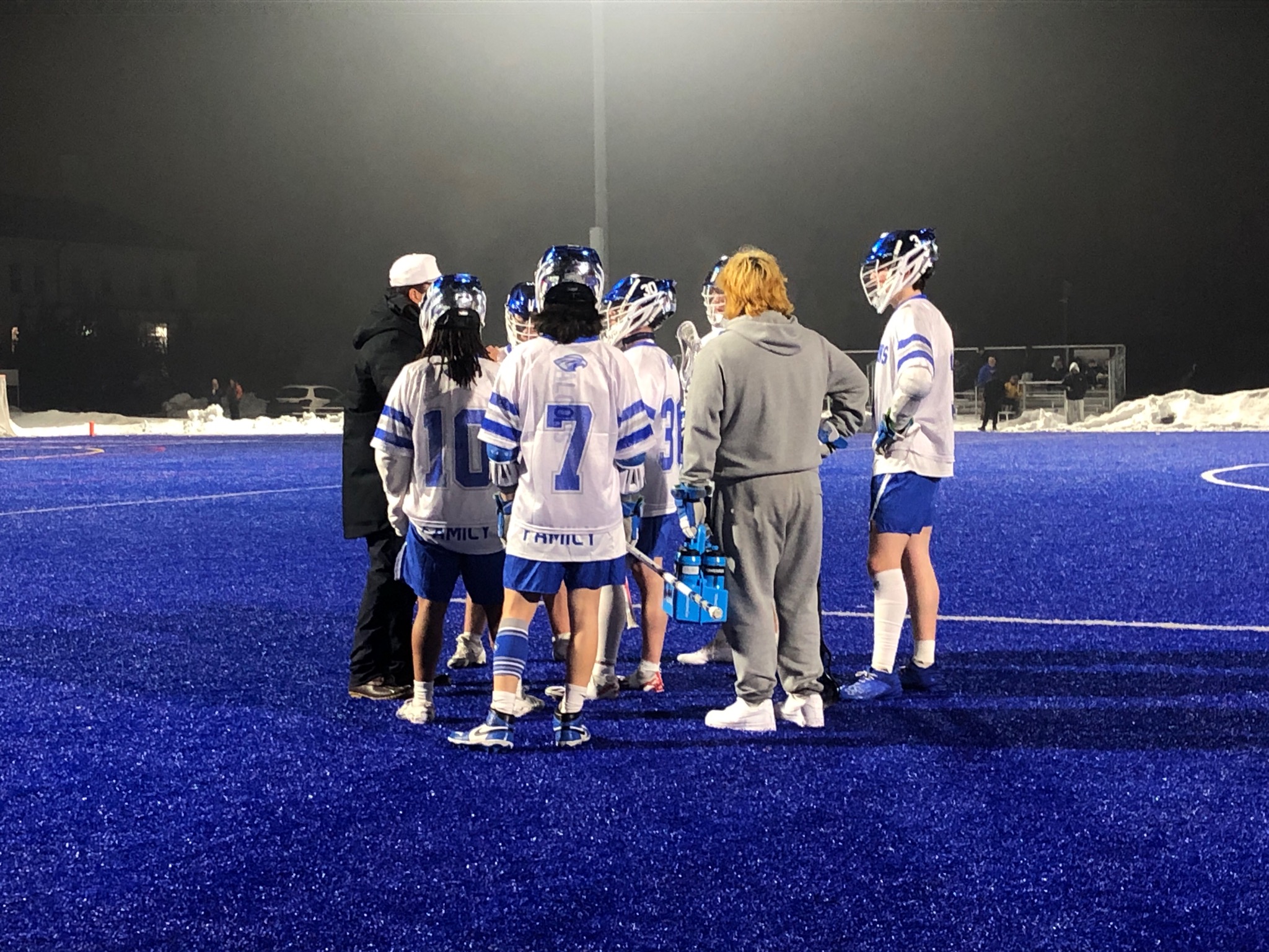 Burrows&rsquo; Hat Trick and Strecker&rsquo;s Historic Night Lift Falcons to Season Opening Win Over Anna Maria