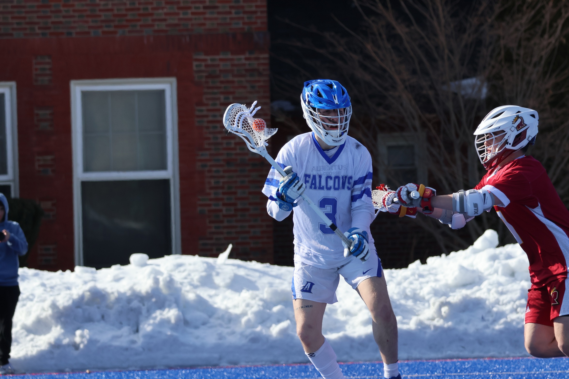 Burrows and Keenan Score In Men's Lacrosse GNAC Loss To Lasell