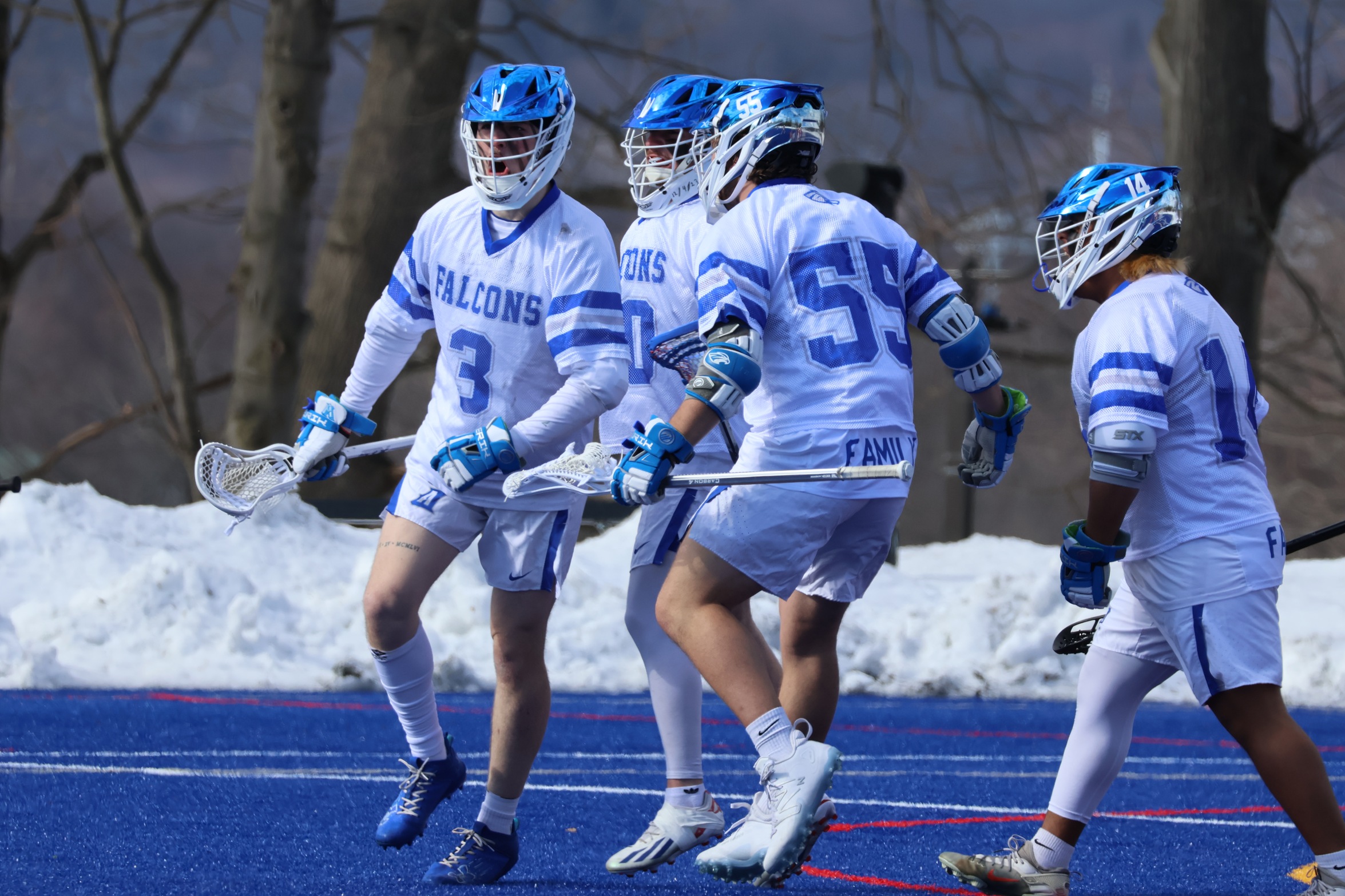 Men's Lacrosse Rolls Past Elms For Second Straight Win