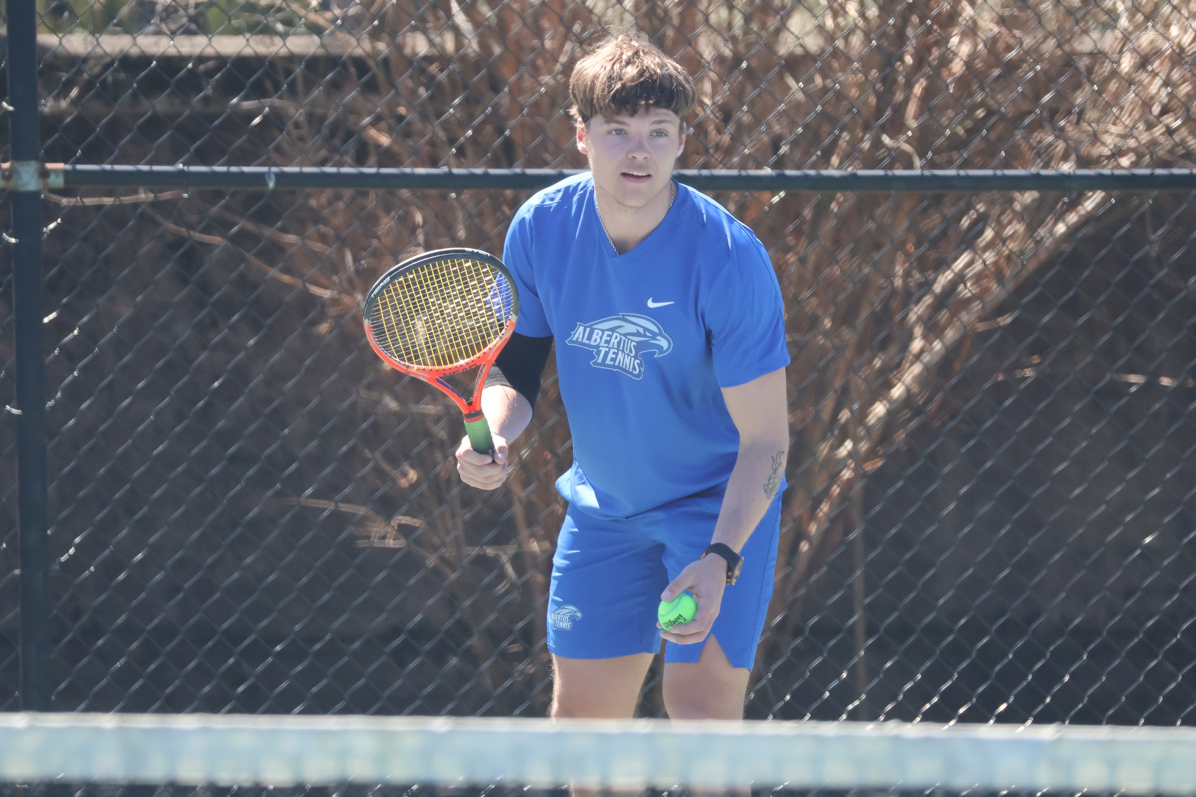 Men's Tennis Loses GNAC Match To USJ