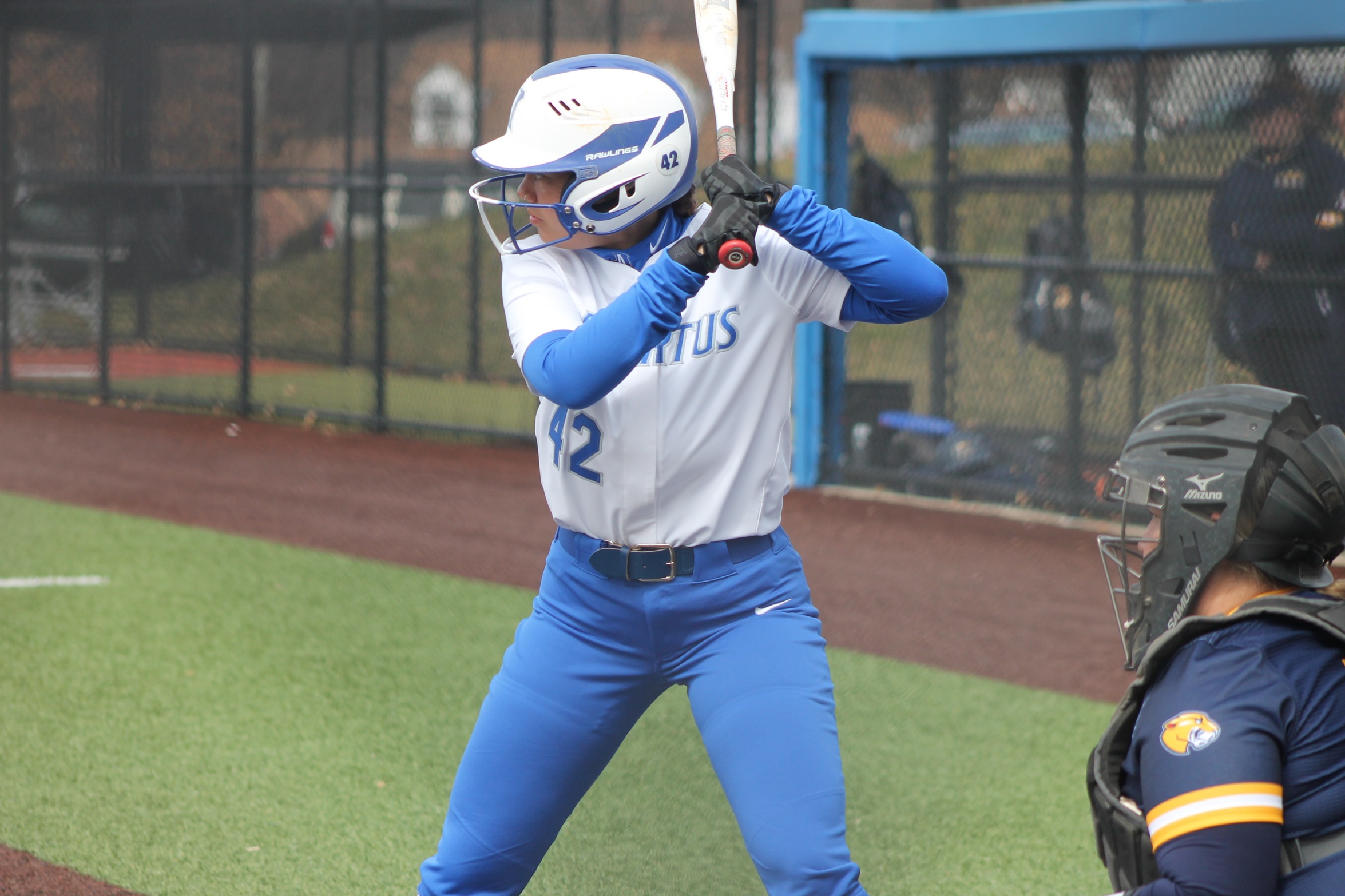 Franklin Collects 100th Career Hit in Softball's Doubleheader Sweep of Regis (Mass.)