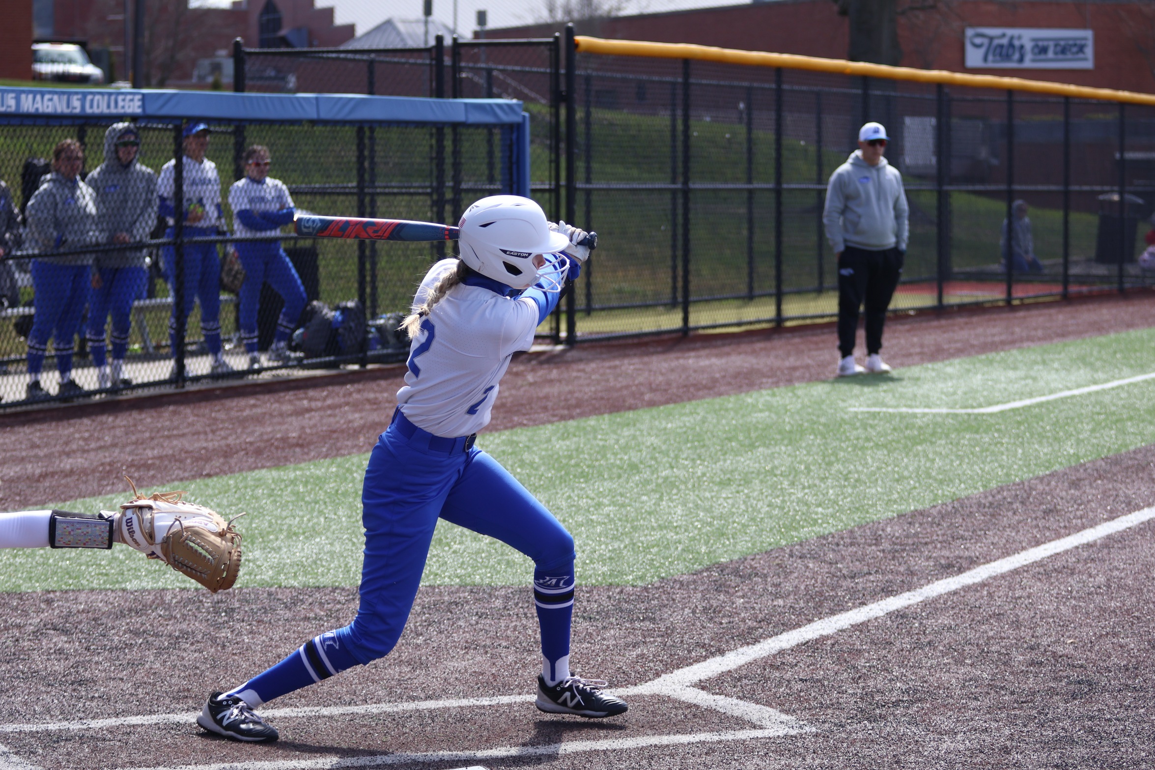 Softball Loses First Game Of Pod Play To Lasell In GNAC Championships
