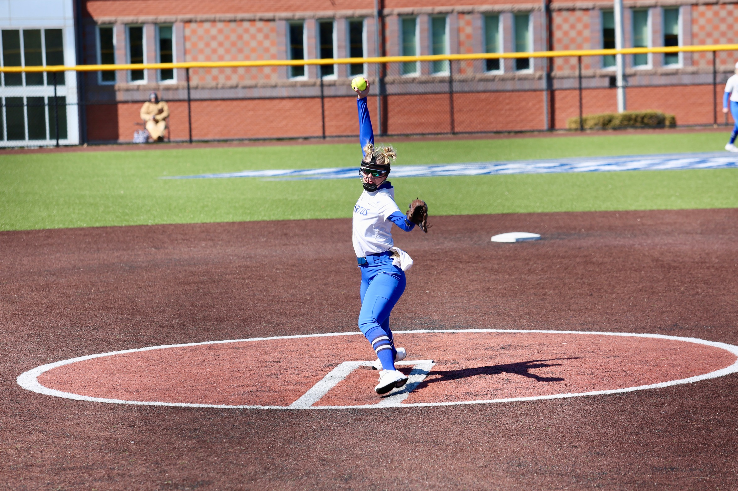 Jabs Pitches Shutout As Softball Splits With USJ