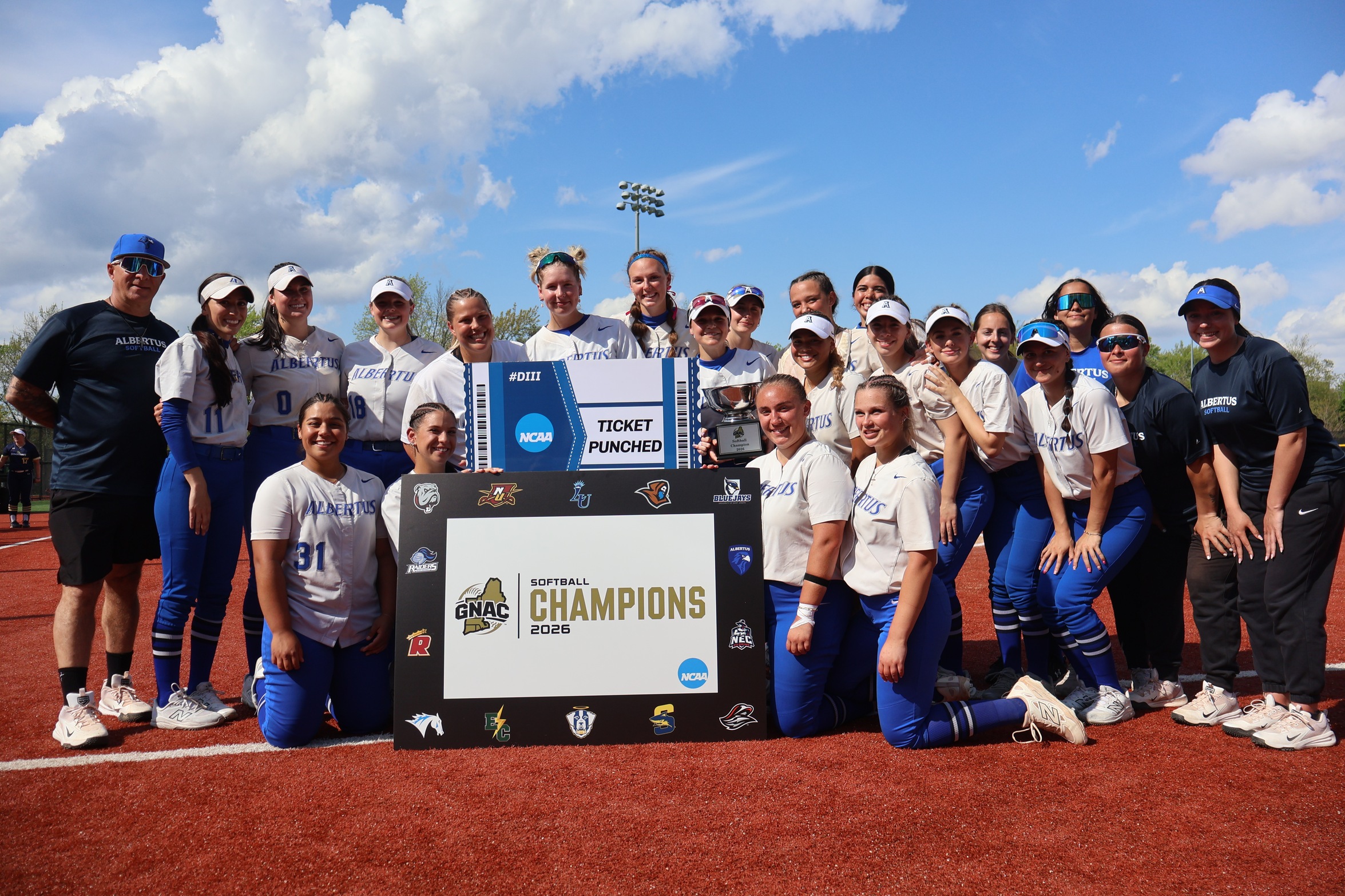Soaring High: Falcons Wins GNAC Softball Championship, Defeating Simmons In Deciding Game