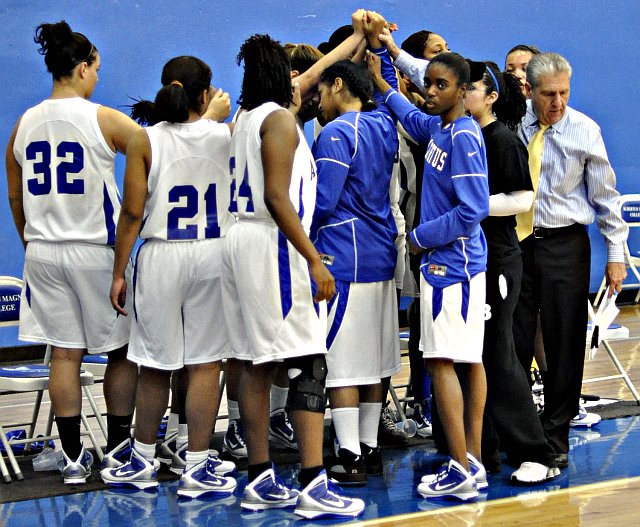 Carrero Leads Falcons to 63-55 Win Over Anna Maria