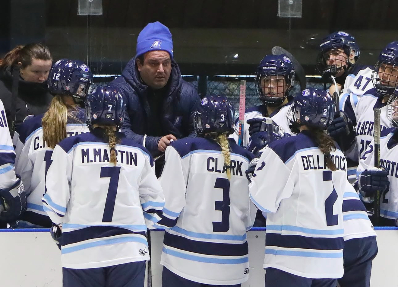 Martin The Hero Once Again In OT As Women's Ice Hockey Defeats NEC For Third Straight Win