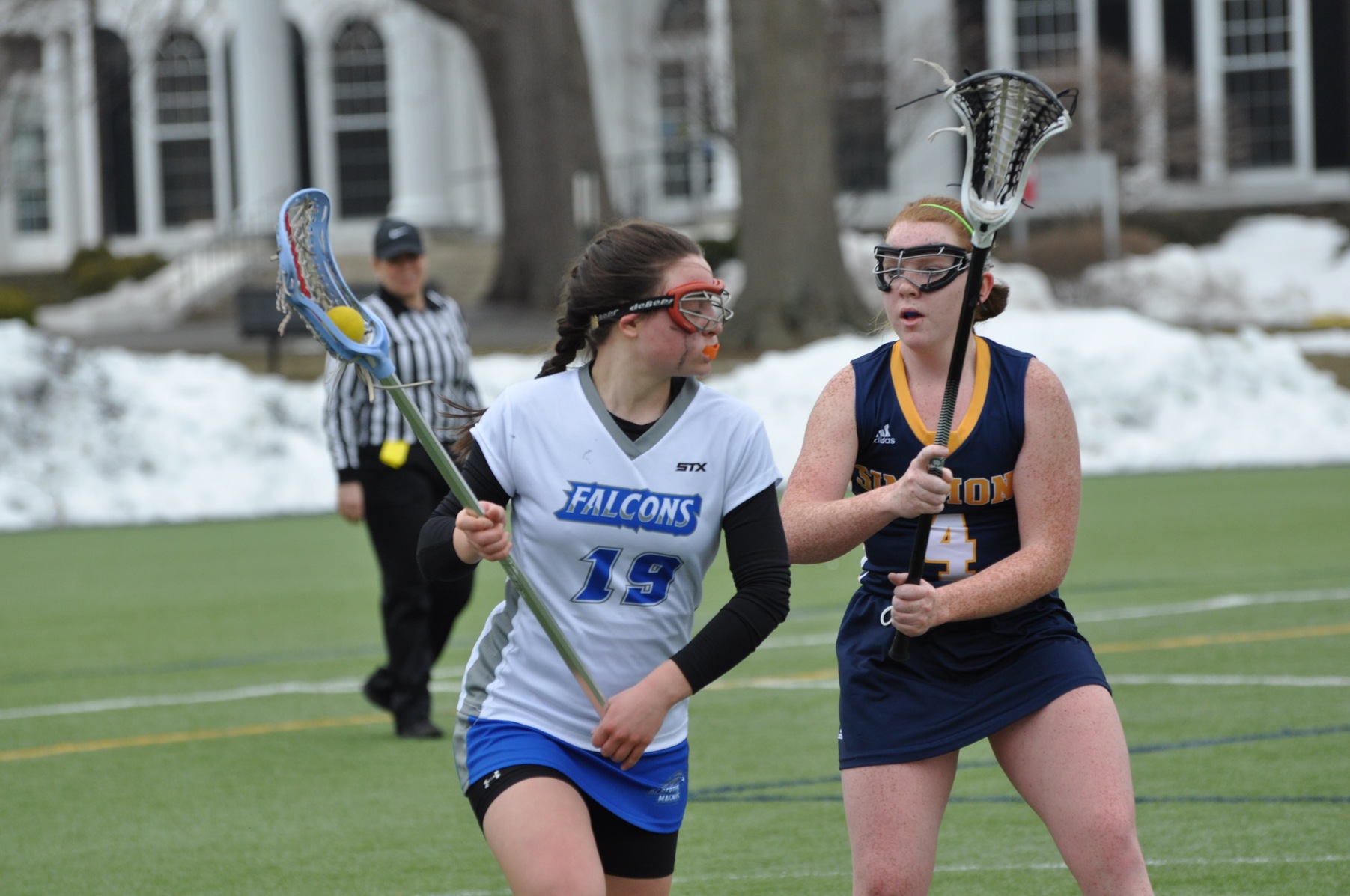 Women's Lacrosse Drops Conference Clash Against Rivier