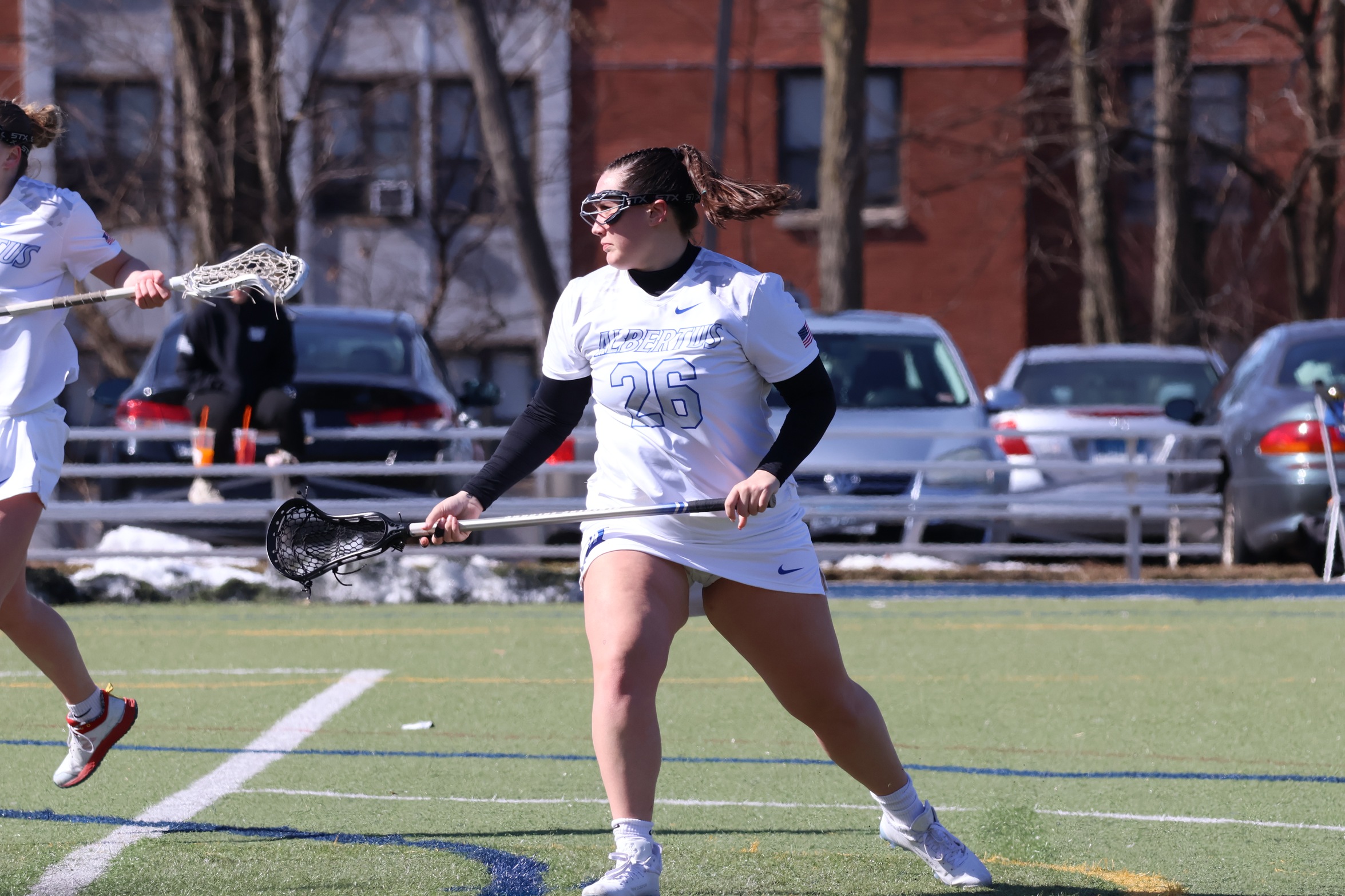 Helwig Scores Twice, But Women's Lacrosse Falls To Centenary