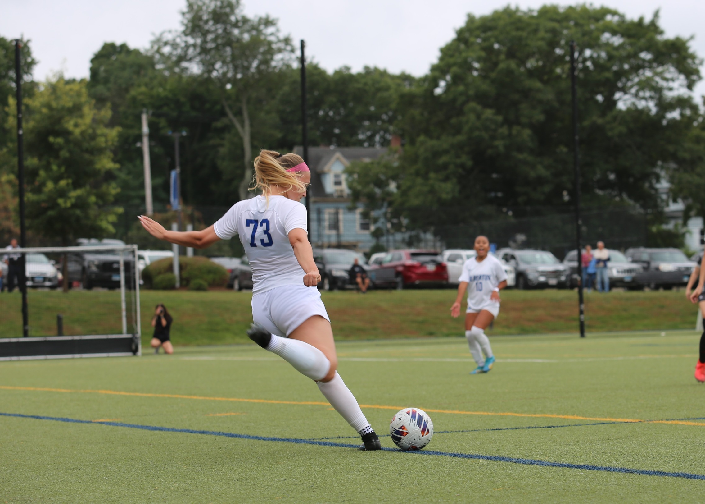Lamond, Ismaili Notch Goals As Women's Soccer Takes Down Simmons