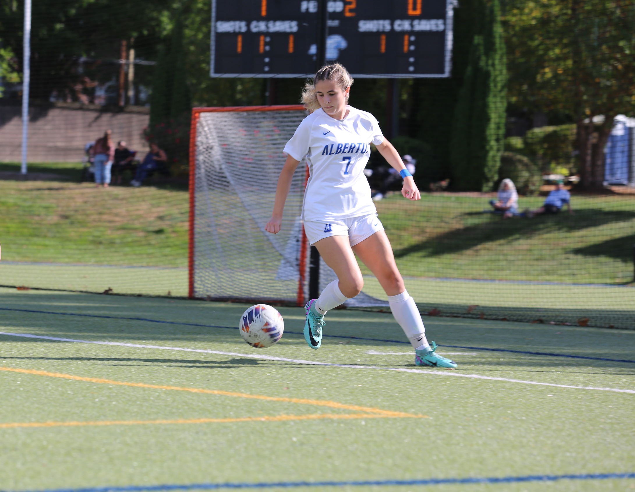 Vescera Scores As Women's Soccer Ties Lasell