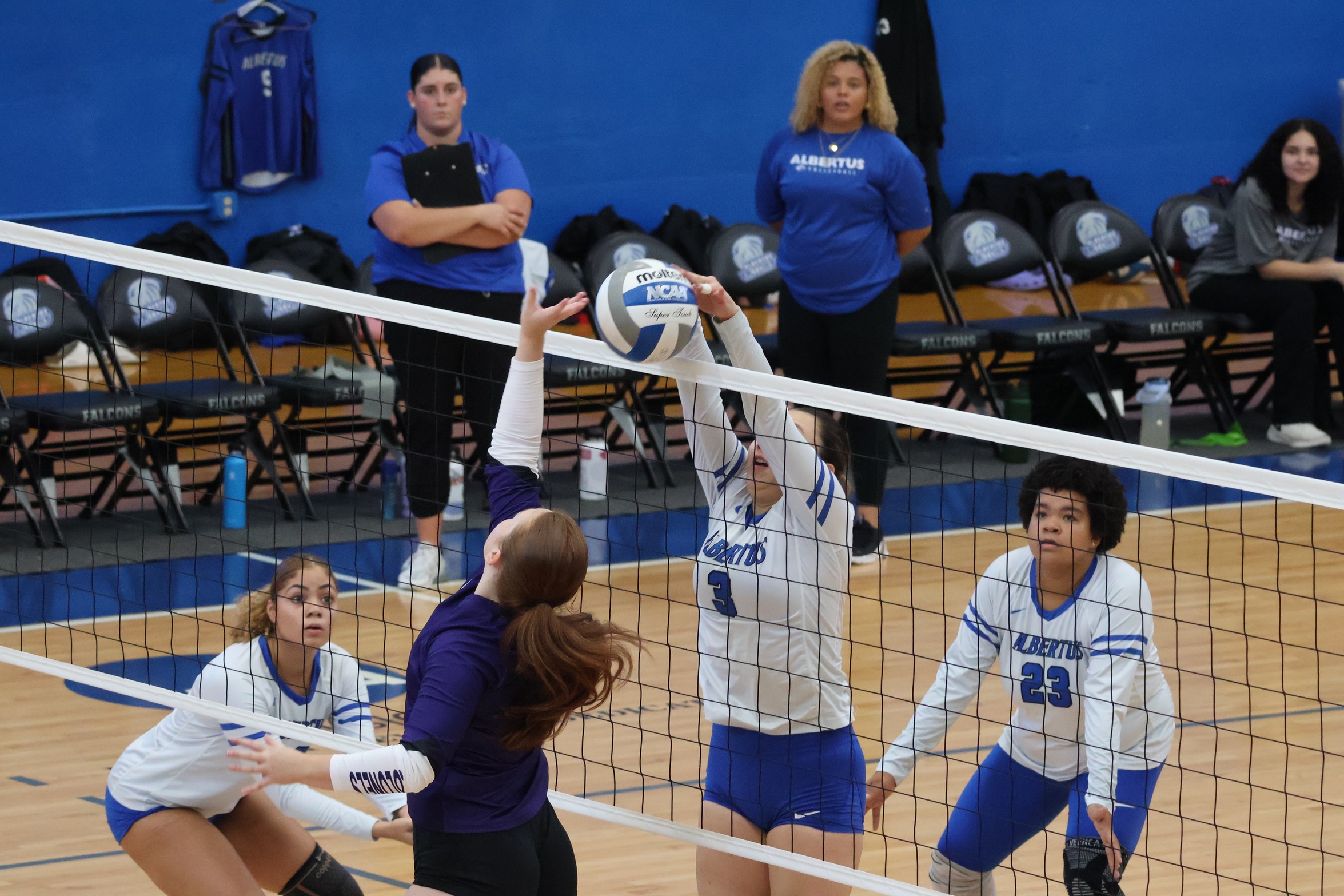 Volleyball Edged by Bulldogs in Three Sets