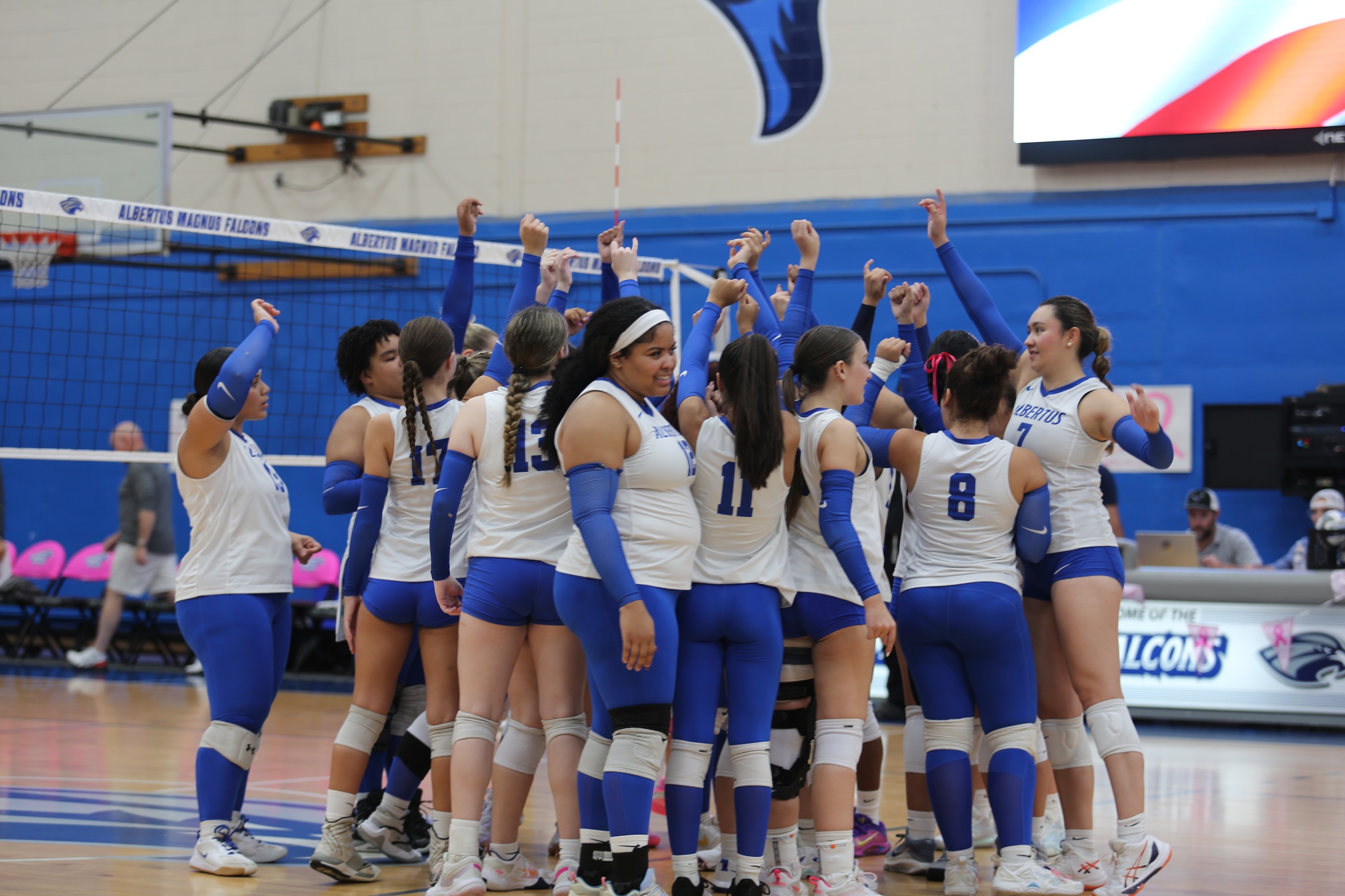 Volleyball Closes Out Season With Win Over Lehman; Pelaez Notches 1,000th Career Point