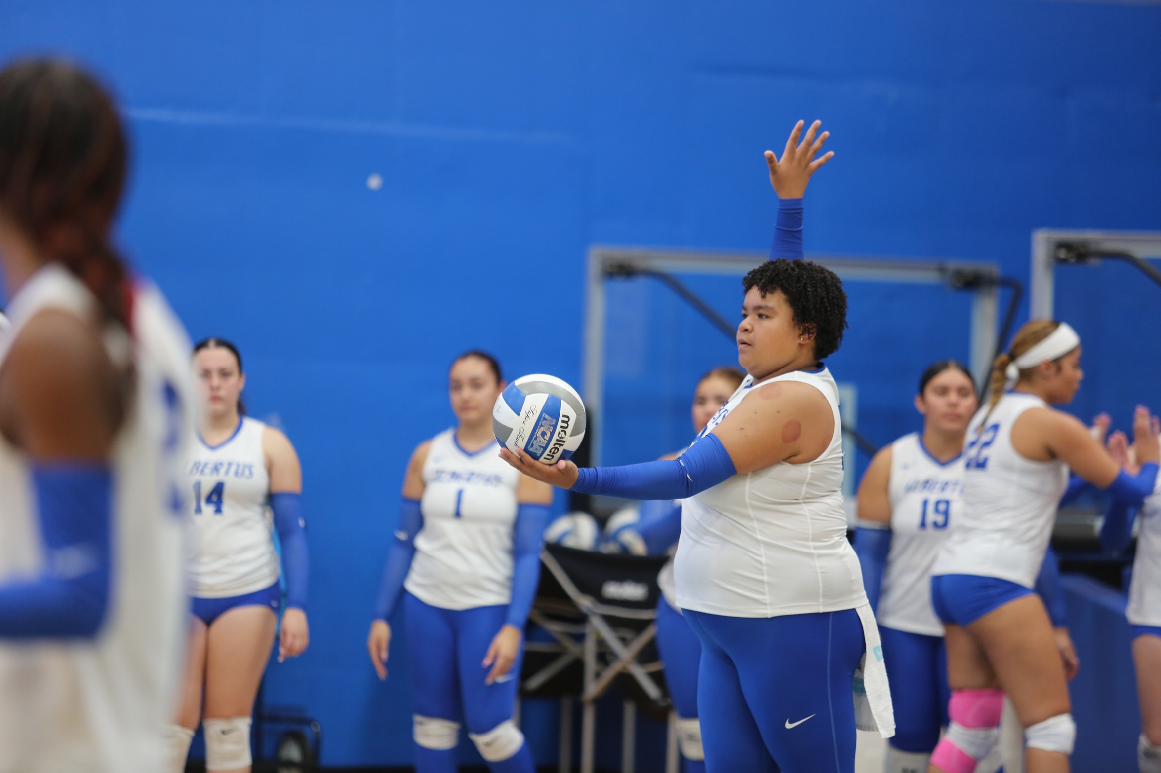 Volleyball Rallies From One Set Deficit To Beat Dean